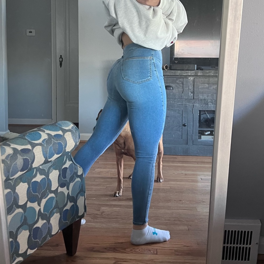 Top shop high rise Joni jeans size 25